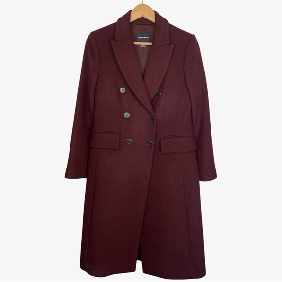 Club Monaco Jackets & Blazers - Club Monaco Jemma Burgundy Coat